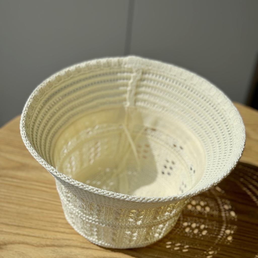 New Hollow Sunscreen Bucket Hat Women's Casual Fashion Travel Visor Basin Hat