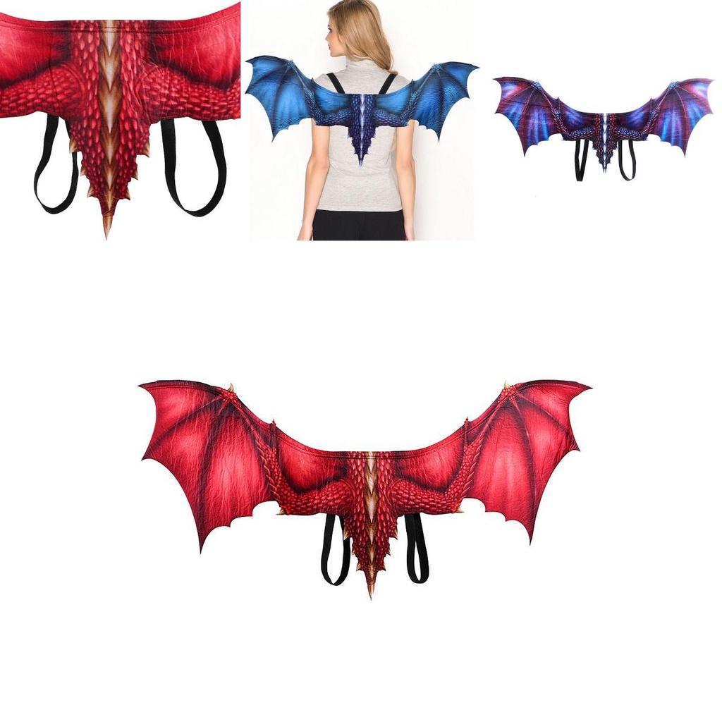 Colorful Non-woven Dragon Wings For Adults And Teens Perfect For Halloween Events