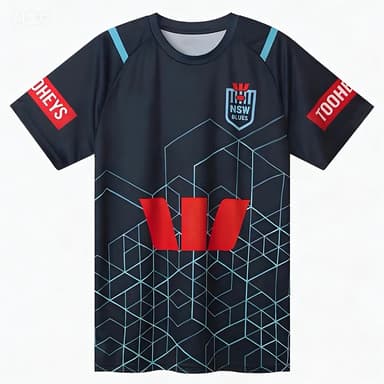 Ikonický dres NSW Blues State of Origin Rugby Domácí Venkovní Tréninkový Prodyšný Rychleschnoucí Tričko Pro Zaryté Rugbyové Fanoušky Rodinná Dětská Trička