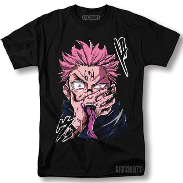 Jujutsu Kaisen Рёмен Сукуна Футболка Аниме Манга Графическая Футболка Унисекс Футболка M