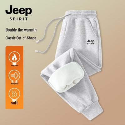 JEEP SPIRIT Ανδρικό Πυκνό Φλις Επενδυμένο Παντελόνι Φόρμας