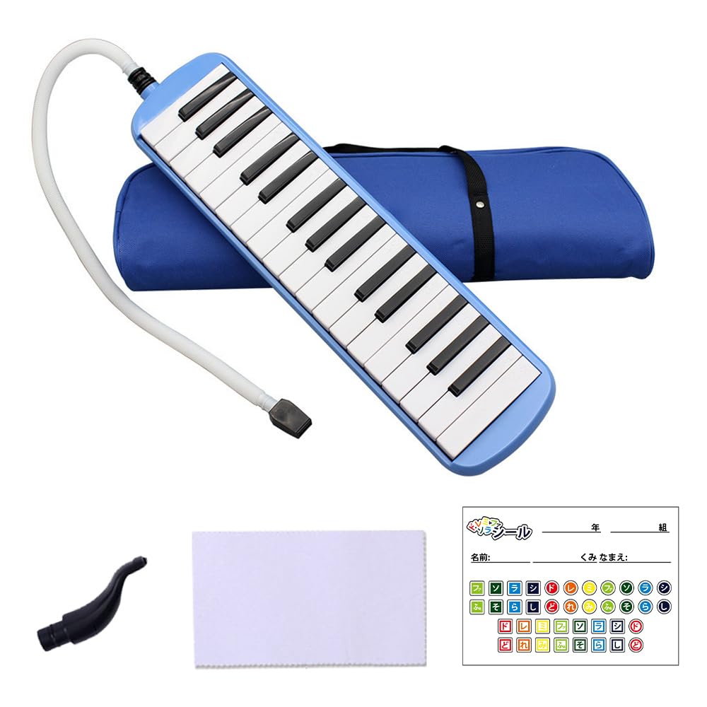

Melody Harmonica for Elementary School and Lightweight Tabletop and Standing Scale ABS Pianica 32-Key Kindergarten, Children s, Body, Melody, синий