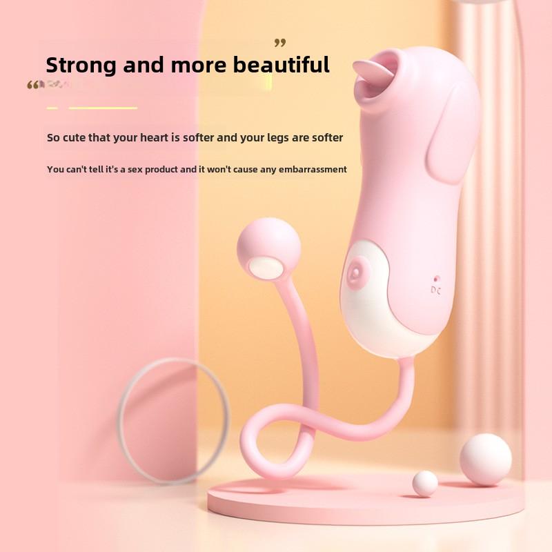 Masturbator Curious Ten-speed Vibration FM Tongue Licking Female Masturbator Adult Erotic Sexy Products