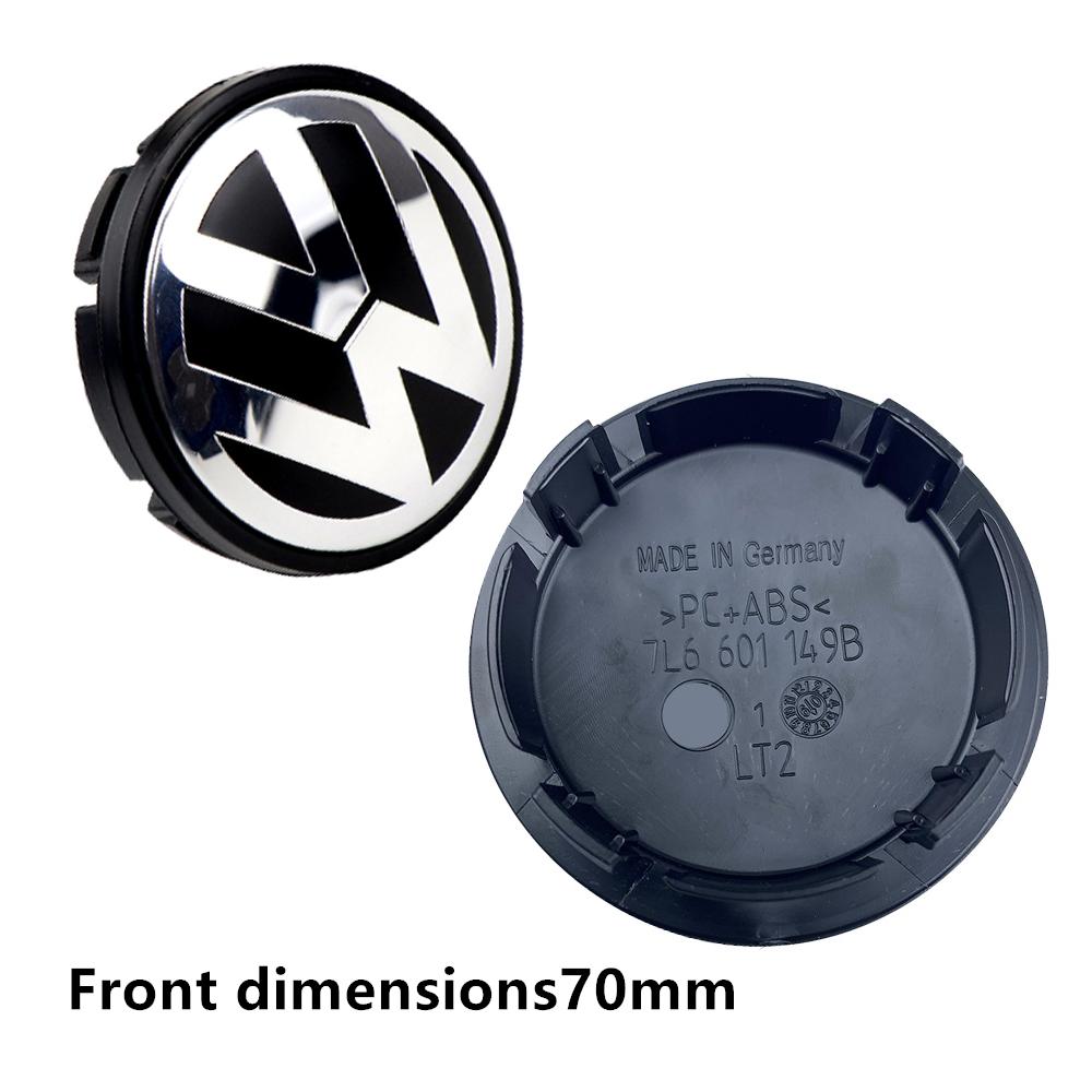 WHAQY1 4pcs 55mm 56mm 65mm 70mm Car Wheel Center Hub Caps Cover for VW Volkswagen Golf Polo Passat Touran CC B5 B6 B7 Jetta accessories