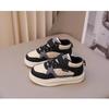 Children's shoes velvet autumn and winter new boys two cotton shoes girls baby high top board shoes children's sports shoes