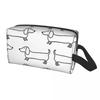 Custom Dachshund Toiletry Bag Women Badger Sausage the Wiener Dog Cosmetic Makeup Organizer Lady Beauty Storage Dopp Kit Case