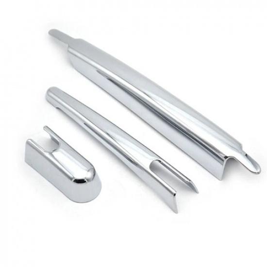 Rear Window Wiper Arm Blade Molding Cover Trim Chrome for 2014- Nissan Rogue