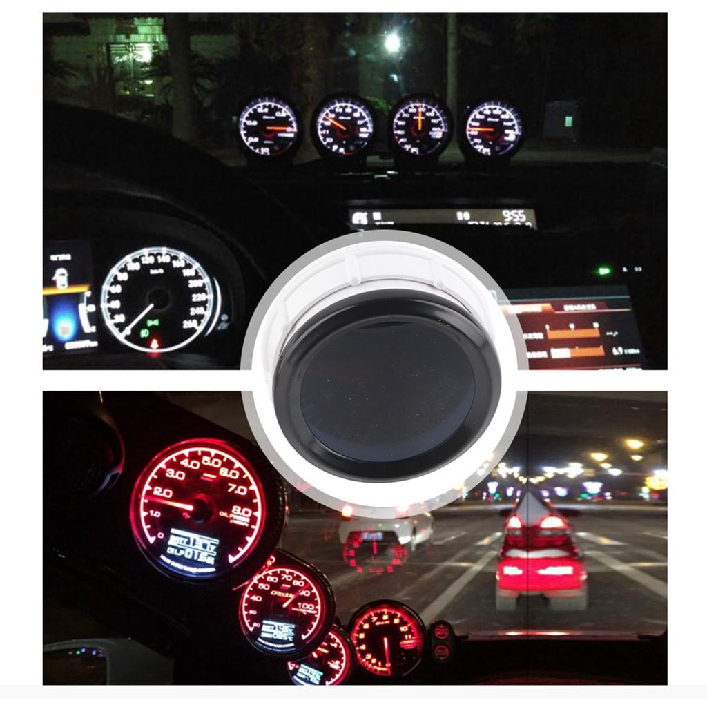 12V Universal 52mm 2in LED Tachometer Meter Instrument Auto Modification