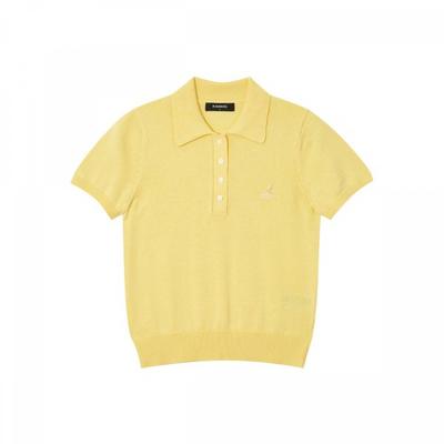 Women S Knit Collar Yellow 1922