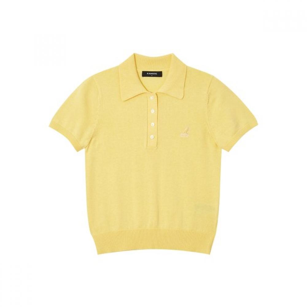 Kangol Women S Knit Collar Yellow 1922 SS