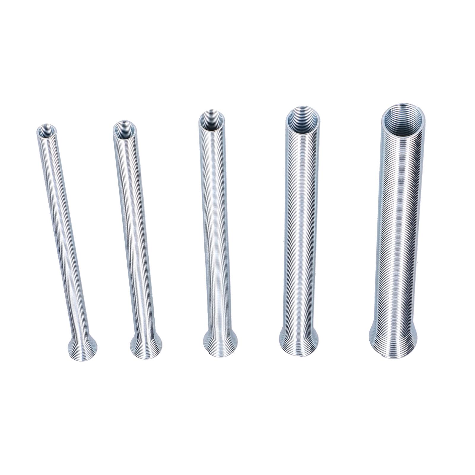 

5 шт. гибкие пружинные гибкие изогнутые трубки, комплект гибочных аксессуаров для медных алюминиевых труб