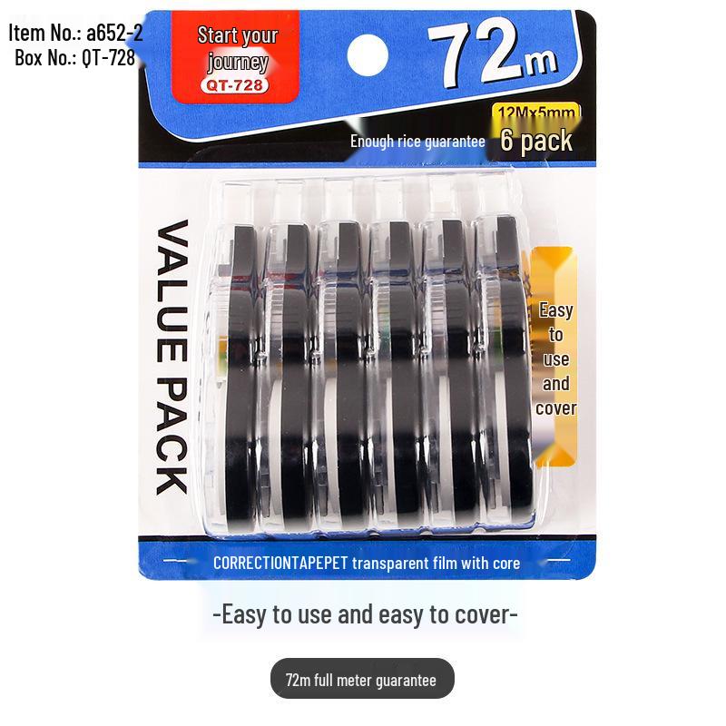 

Мультяшная корректирующая лента большой емкости для девочек - Идеально подходит для учеников начальной и средней школы