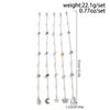 Acrylic Stone Hair Ring Pendant Star Butterfly Moon Pendant Tassel Hair Accessories  For Women