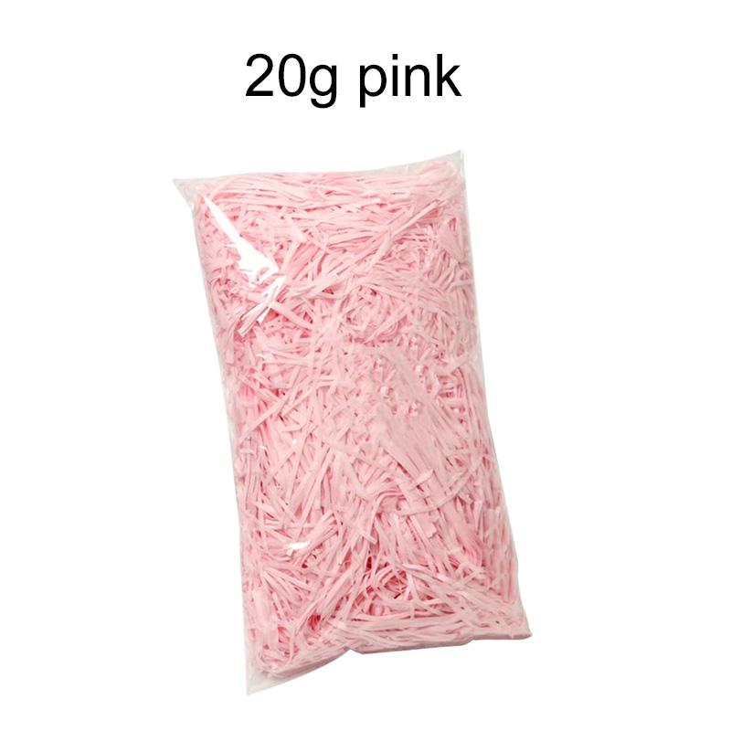 

20/40g Lafite Grass Decorative Paper Raffia Gift Box Filling Material Pink Black Household Party DIY Decoration Supplies TMZ