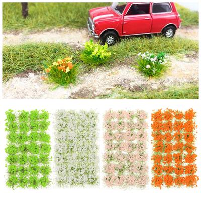 28PCS/Box Mini Micro Landscape Scenery Sandbox Model Scene Wild Miniature Grass Simulation Terrain Production Flower Cluster