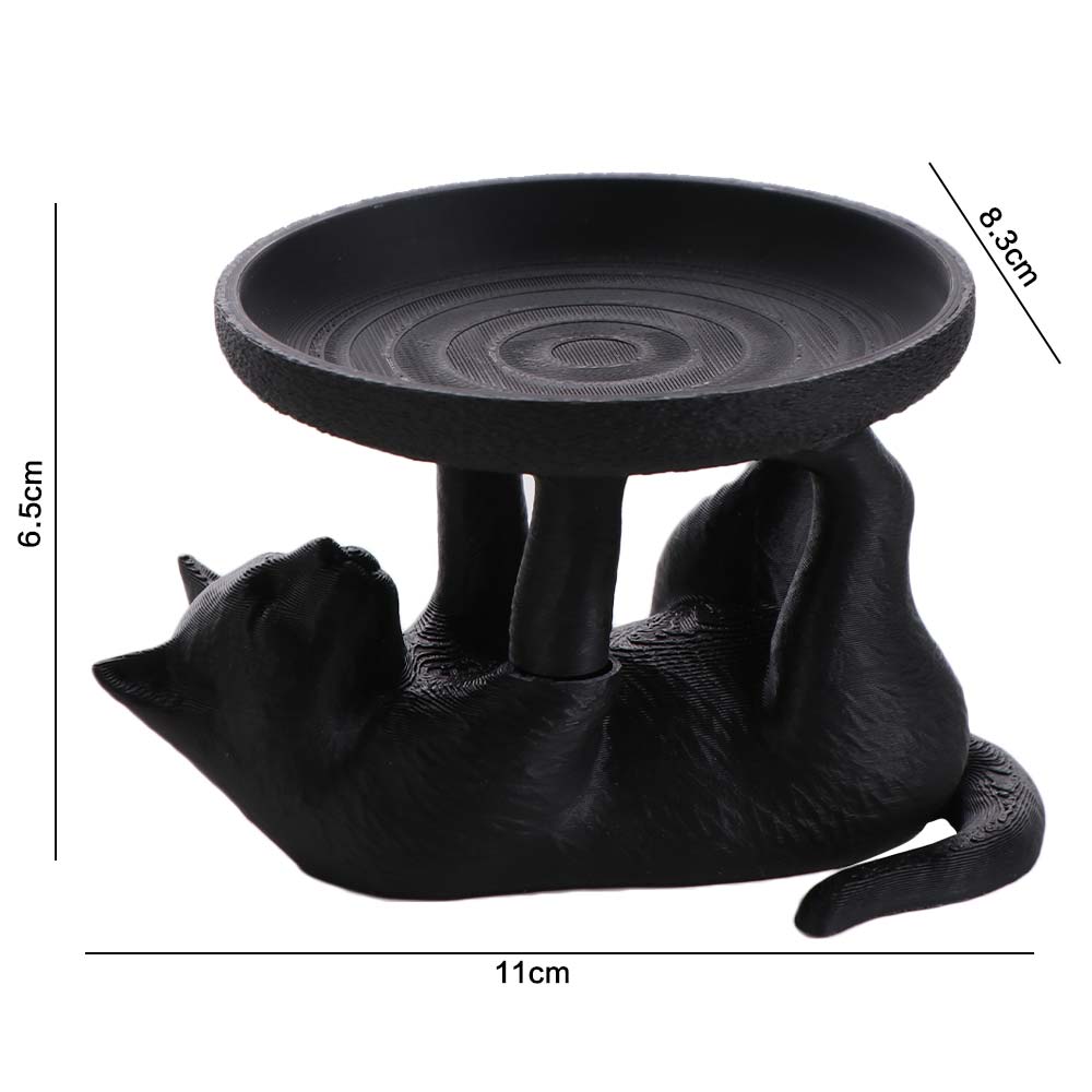 INS Jewelry Storage Tray Cat Shape Ring Holder Creative Mini Key Tray Key Organization