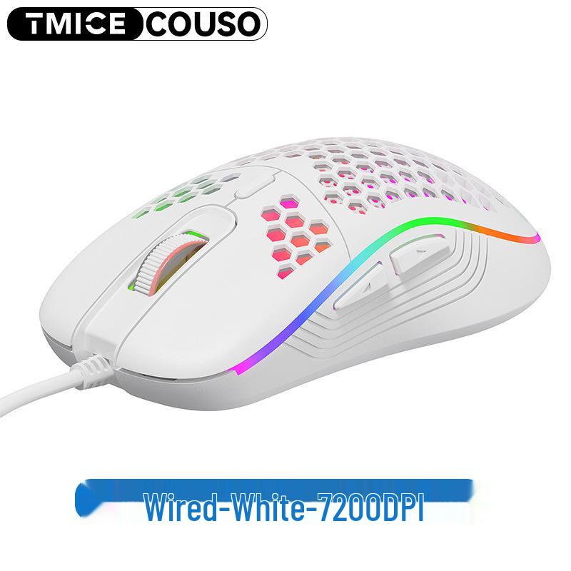 RGB Wireless Gaming & Office Mouse, 7200 DPI, Wired/Wireless for Esports