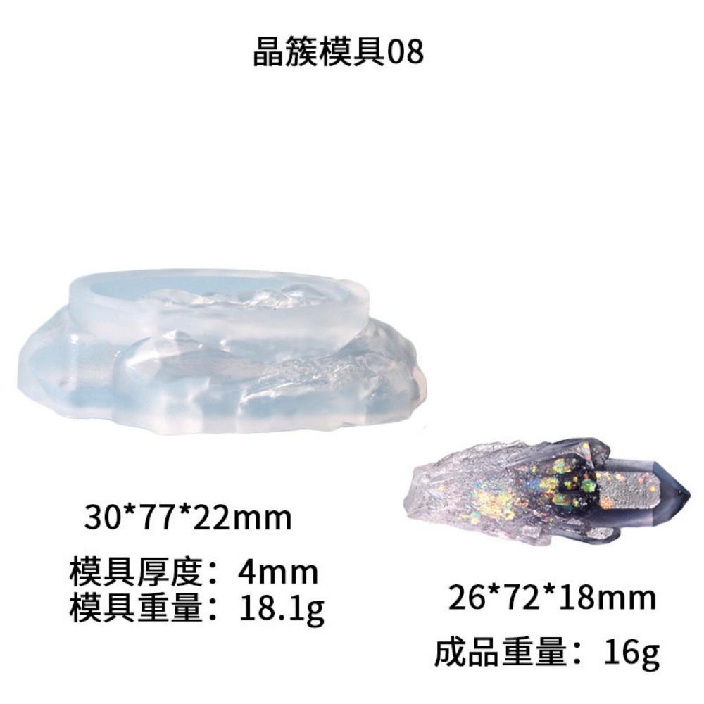 DIY Resin Cluster Iceberg Epoxy Resin Mold Table Decoration Silicone Resin Mold For Resin Casting DIY Crafts Home Decoration