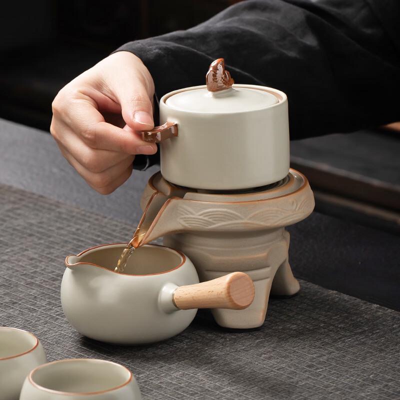 Zhuijia Ru Kiln Automatic Tea Set for Home
