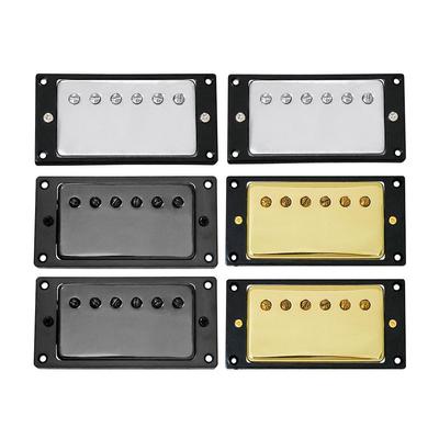 Chrome and Gold-Plated Dual Humbucker Pickups for LP Electric Guitar