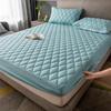 Waterproof Quilted Mattress Protector: Breathable, Dustproof, Incontinence Fitted Sheet Cover.