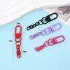 10Pcs Lobster Clasp Spring Buckle With Chains Colored Keychains For Diy Jewelry Making Key Ring Hooks Bags Buckle