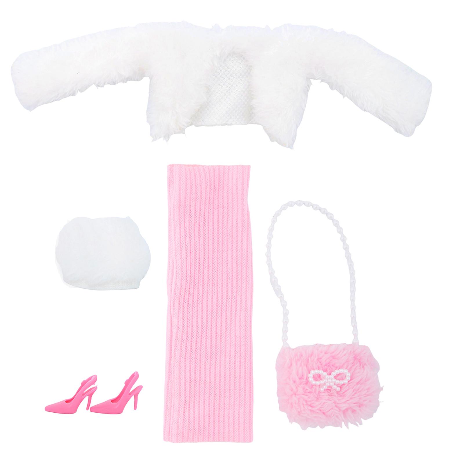 

1/6 Одежда для кукол-девочек Высококачественная модная одежда с аксессуарами для куклы Барби Детский игровой домик Подарок(НЕТ КУКЛ)