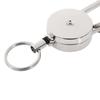 1Pc Retractable Pull Key Ring Chain Clip Carabiner Holder Recoil Extends