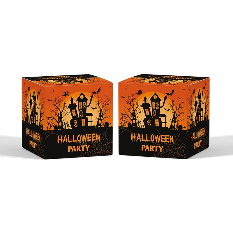 6/12/18PCS Halloween Candy Box Pumpkin Ghost Packing Box for Snack Cookie Trick Or Treat Kids Gift Halloween Gifts Decoration