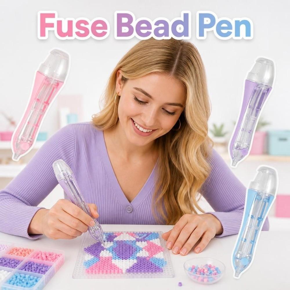 2.6mm Tip Fuse Bead Pen Automatic Press-Type Bead Pen Bead Positioning Pen Beading Crafts Tool