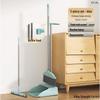 Magnetic Folding Broom & Dustpan Set for Efficient Floor Cleaning