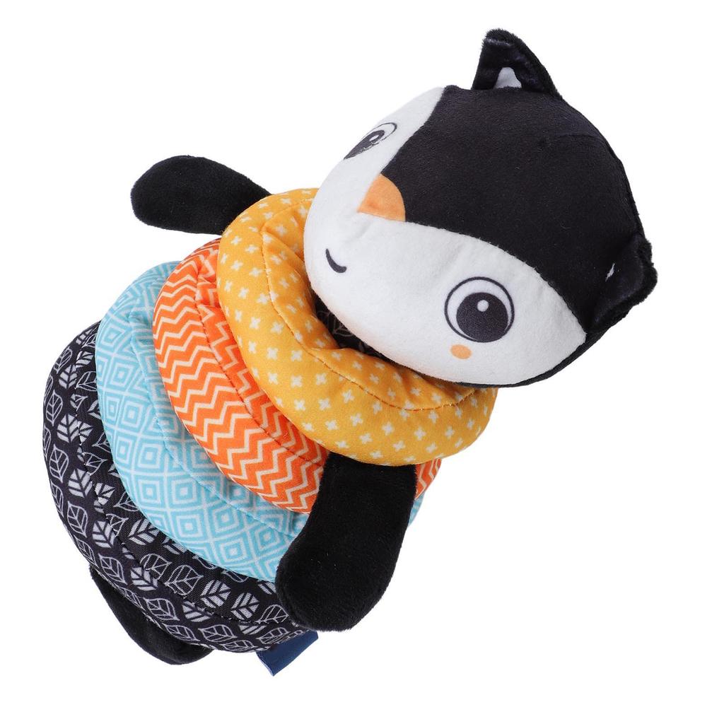 Plush Stacking Rings Baby Toy Soft Machine Washable Learning Stacking Toy for Infants