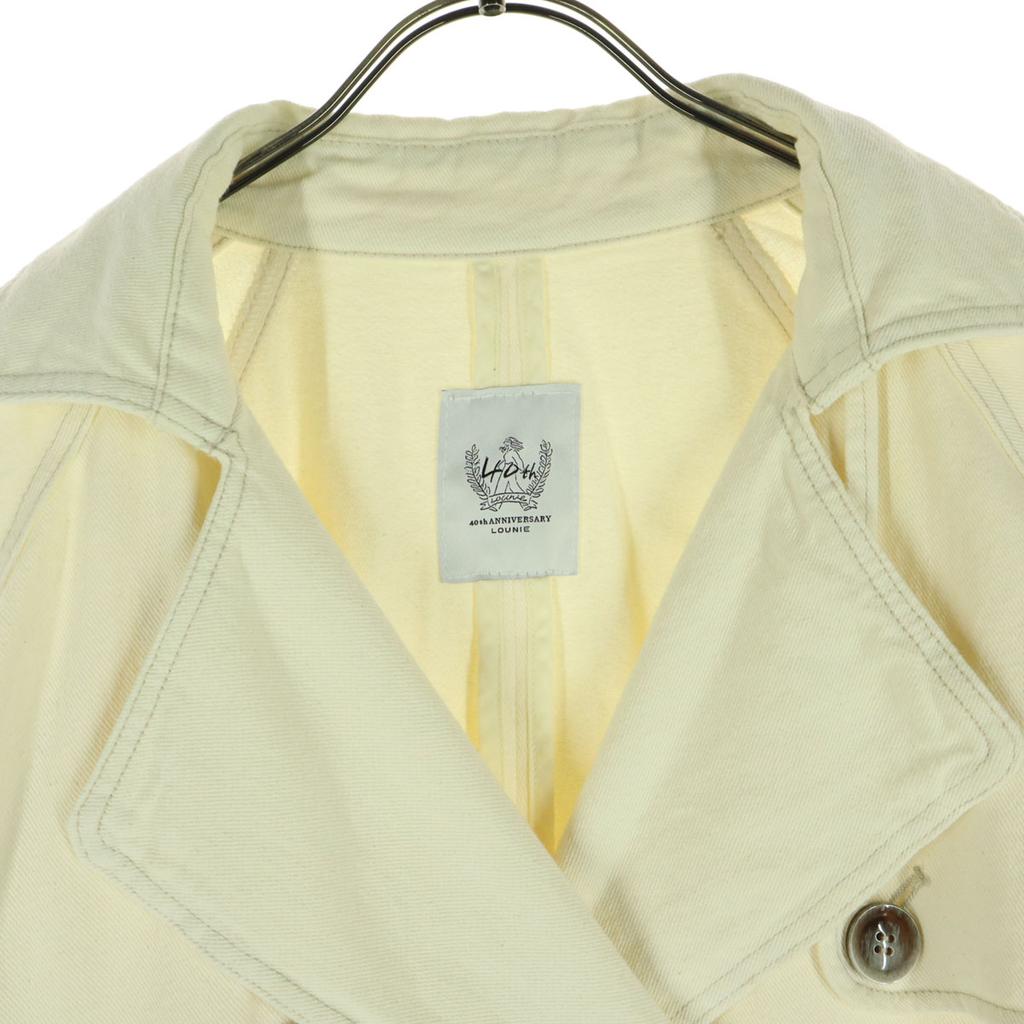 LOUNIE Long sleeve denim trench coat 36 Generation 40th Anniversary Women Used