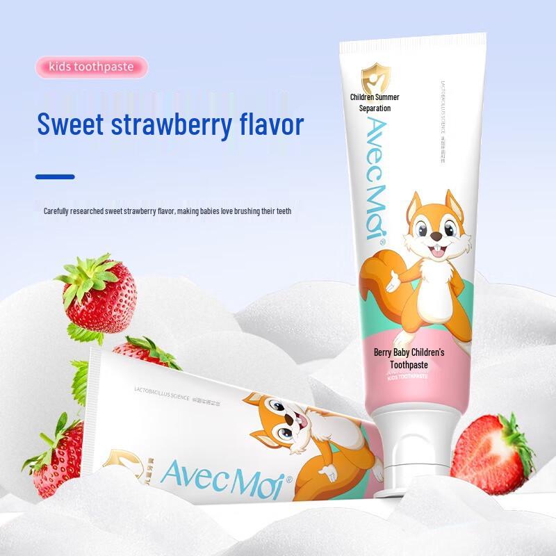 Avec Moi Low Fluoride Probiotic Kids Toothpaste