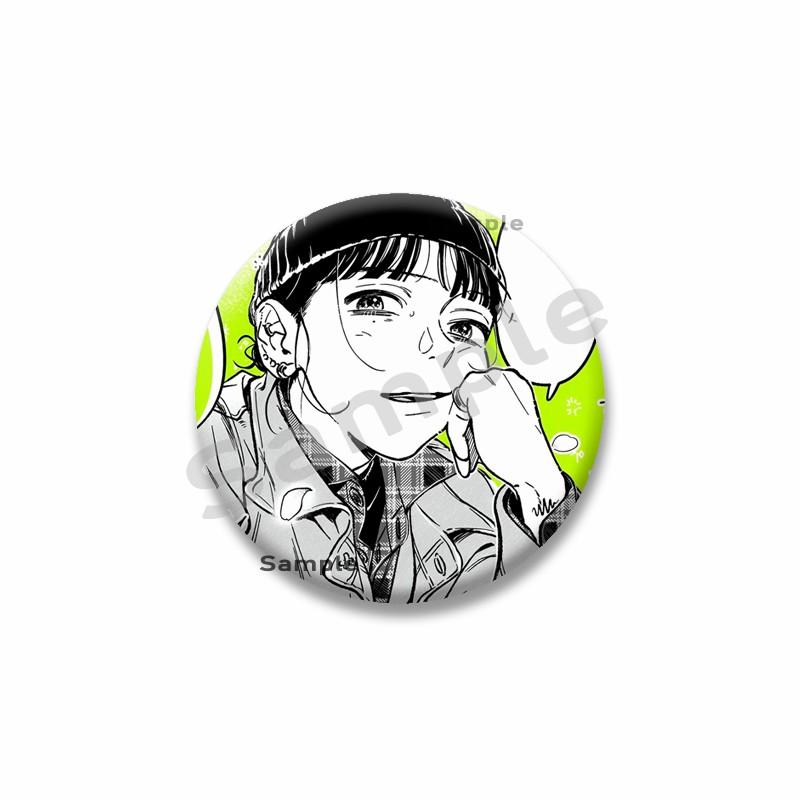 Anime The Guy She Was Interested In Wasn't A Guy At All Button Pin Cartoon Mitsuki Koga Brooch Badge Bag Hat Decor Accessories