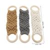 3 PCS White Grey Brown Macrame Towel Holder Hanging Towel Holder  Kitchen Bathroom Laundry Room