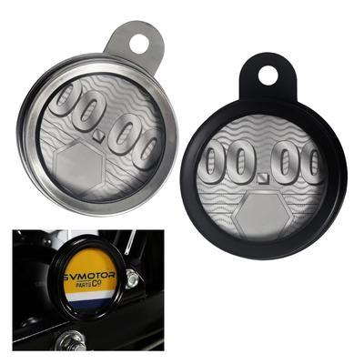Universal Motorrad Steuer Plakette Halter Karte Aufhänger Label Metall Legierung Steuer Plakette Genehmigung Halter für Motorrad Roller Äußere