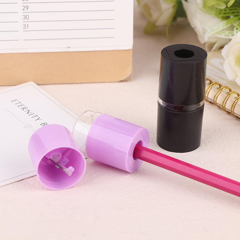 1Pcs Professional Eyebrow Pencil Sharpener Flattening Tool Knife Sharpening Drawing Line Eyebrow Pencil Sharpener Base