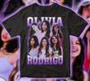 Collezione Olivia Rodrigo Cantante Regalo Per Fan Maglietta Nera
