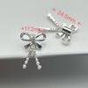 High Color Retention Pearl Bead Bow Pendant for DIY Handmade Accessories