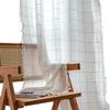 Curtains Korean Literary Matcha Green Kitchen Living Room Storage Room Non-Punching Light-Transmitting Curtains