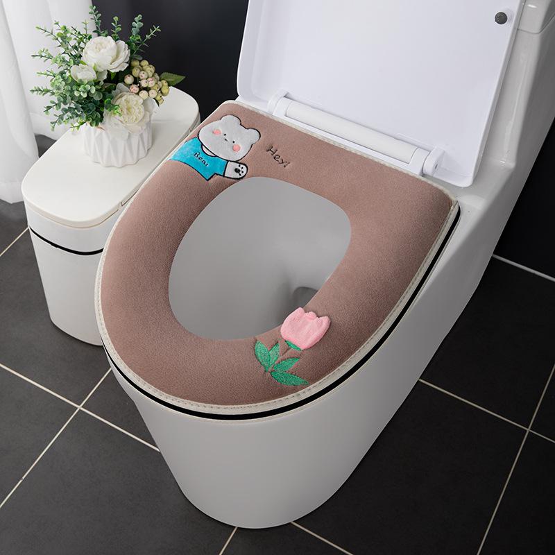 "All-Season Portable Zipper Toilet Seat Cushion"