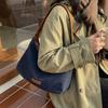 Korean Style Denim Shoulder Bag Women Winter Vintage Casual Crossbody Handle Bag Fashiable Texture and Versatile Storage Bags