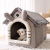 Kennel House Type Four-season Universal Small Dog Teddy Fight Removable Dog House Cat Nest Bed Spring and Autumn Pet Supplies