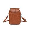 Women Crossbody Bag Mobile Phone Bag Leather Cross-body Card Wallet Pouch Travel Handbag Mini Wallet Shoulder Purse D2K0