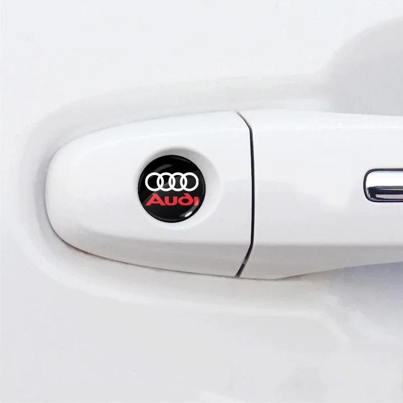 New Car Lock Stickers Keyhole Anti-blocking Protection Styling For T A4 B5 B6 B7 8P 8V 8L A5 C7 A8 Q2 Q7 RS3 RS4 RS5 RS6 TT 4L R8