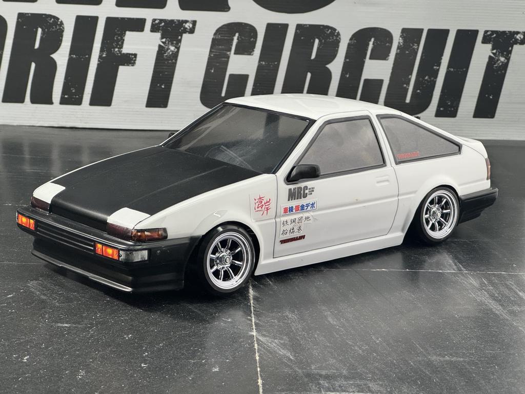 1/10 AE86 Trueno M Chassis Body Unpainted