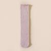 Autumn Children's Wooden Ear Long Tube Pile Socks Calf Socks Autumn and Winter Solid Color Vertical Over-the-knee Socks