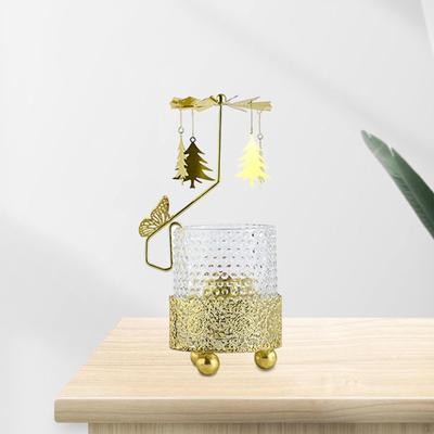 Elegant Metal Candle Holder for Home Decor and Table Centerpiece