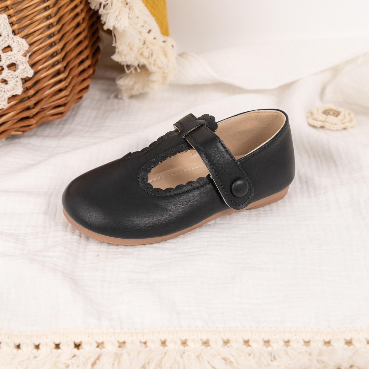 

KIDSUN Toddler Little Girl Mary Jane Dress Shoes Ballet Flats for Kids Girl Party School Shoes Bowknot Princess Shoes 30